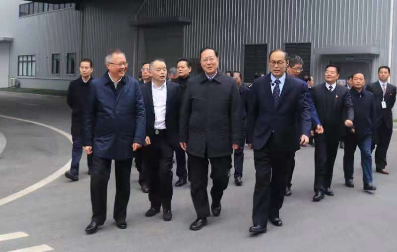 省委副書記、代省長毛偉明，市委書記龔文密等到拓浦精工智能制造(邵陽)有限公司調研